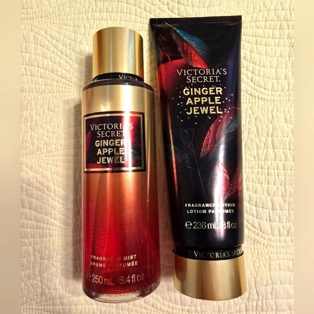 NWOT Victoria's Secret Limited Edition Ginger Apple Jewel Set